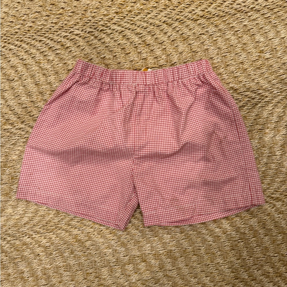 The Beaufort Bonnet Company Red Windowpane Gingham Shorts